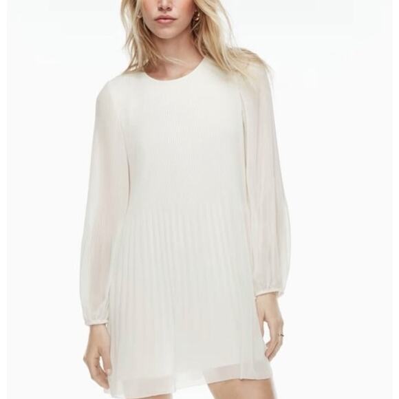Aritzia Wilfred Daydreamer Mini Dress XXS White Women's Casual Summer Shift - Picture 1 of 7